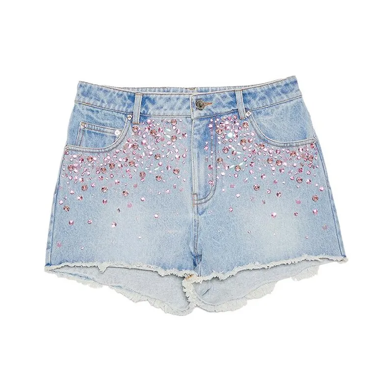 Ed Hardy Denim Shorts Women's Indigo-0