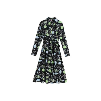 Mapping Long Sleeved Dress Women's