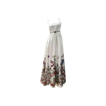 PUREIDOL Slip Dress Women's White