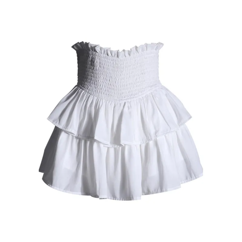 MJB Casual Short Skirts Women's Pure White-0