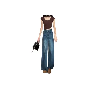 MEIQIER Jeans Women's Dark Blue