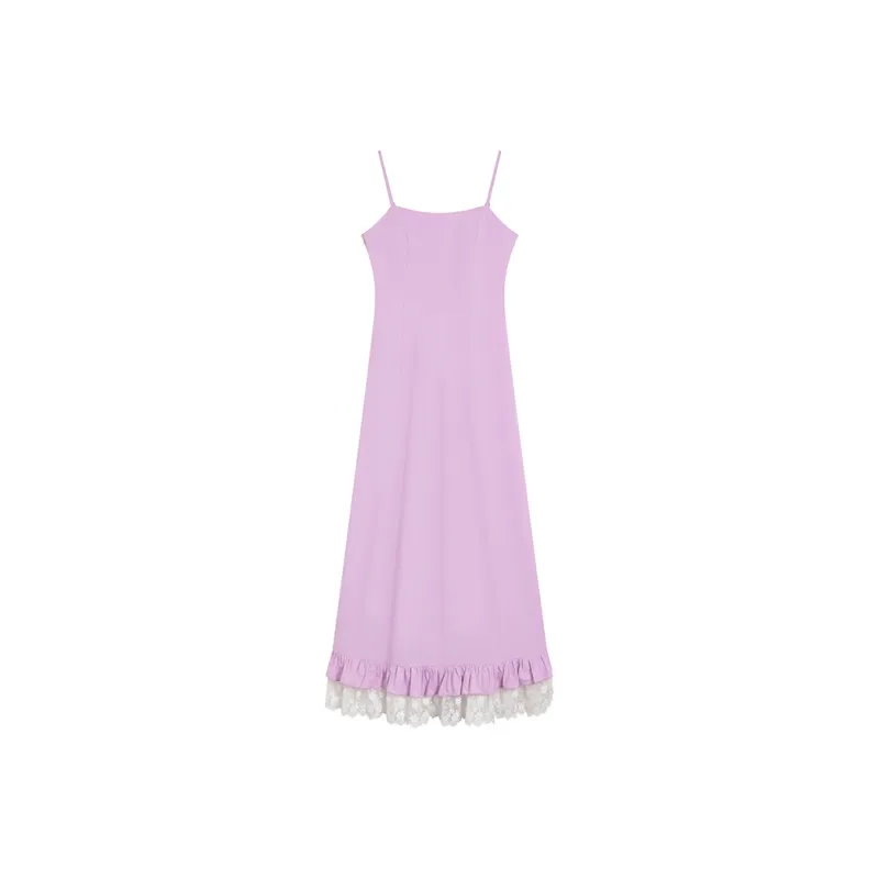 Ouyang Slip Dresses Women's Hyacinth Purple-0