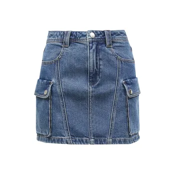 ONLY Denim Short Skirts Women's