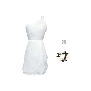 TURN UP Sleeveless Dress Women's White