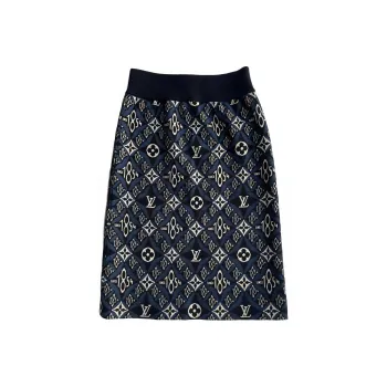 LOUIS VUITTON Casual Short Skirts Women's Black