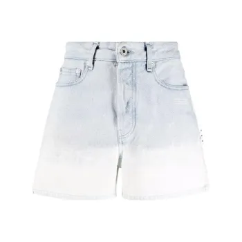 OFF WHITE FW21 Denim Shorts Women's Blue