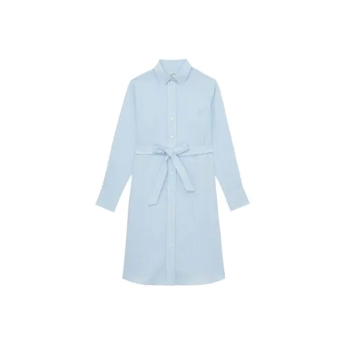 INES DE LA FRESSANGE Long Sleeved Dress Women's Light Blue