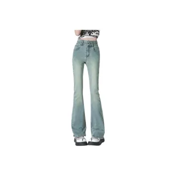 Menglaini Jeans Unisex Antique Blue