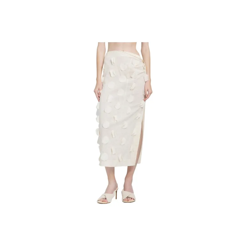 Jacquemus Casual Long Skirts Women's White-0