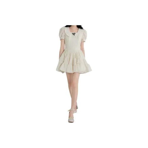 Mu Xiao Xin Short Sleeved Dress Women's