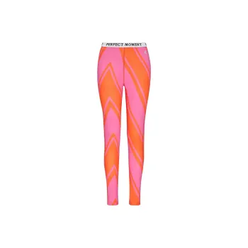 PERFECT MOMENT Chevron-print Thermal Leggins