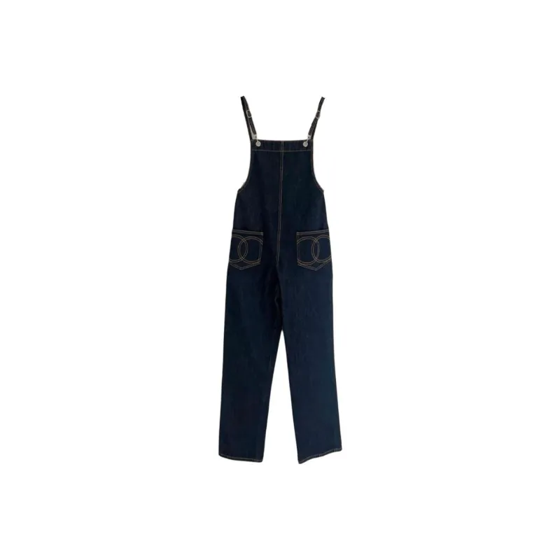 CHANEL Jumpsuits Women's Blue-0