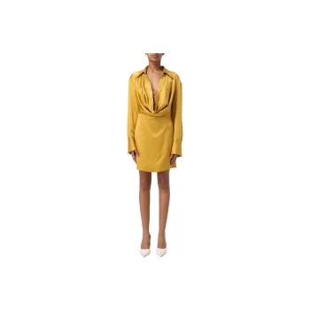 Blumarine Long Sleeved Dresses Women's Yellow