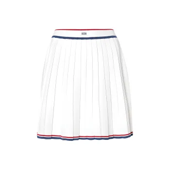 GCDS Pleated Knit Skirt