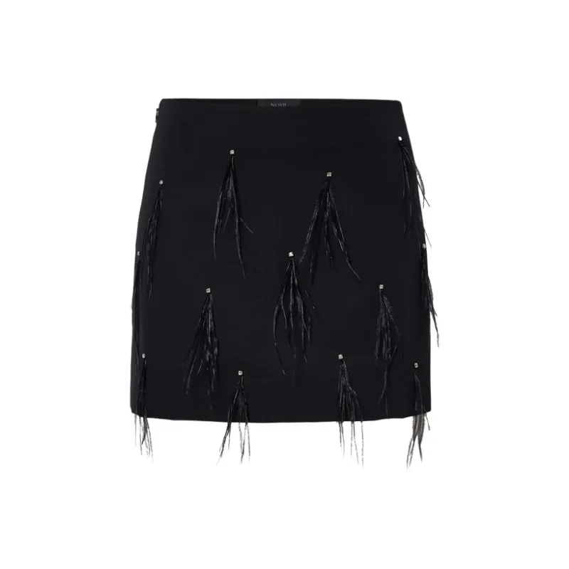 MOCO Casual Short Skirts Women's Black-0