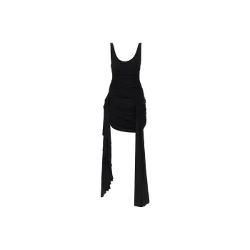 Mugler Draped Mini Dress