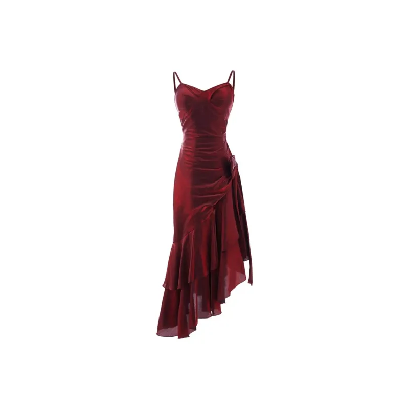 Incolore Slip Dresses Women's Red-0