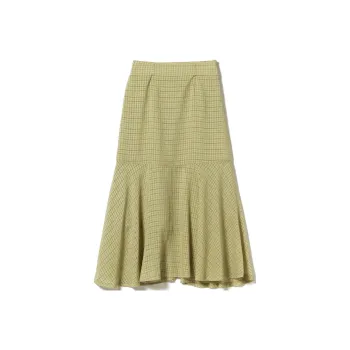 Beams Casual Long Skirts Women's Green