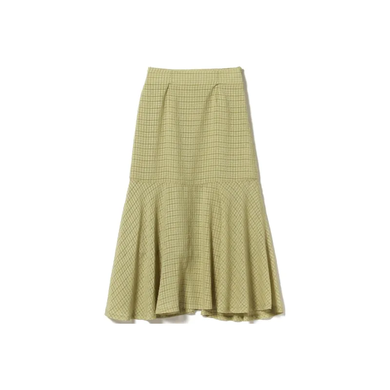 Beams Casual Long Skirts Women's Green-0