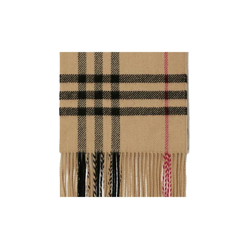 Burberry Checked Fringed edge Scarf-2