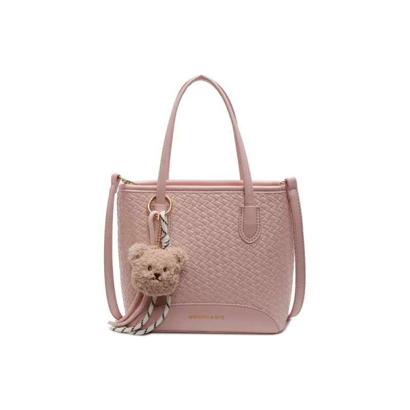 TOUTSEUL YOLO PU Handbag Women's Ecru/Black/Blue/Pink-23