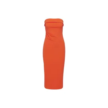 ARITZIA Babaton Eyecatcher Dress Sleeveless Dress Women's Hot Cheeky Red/Hot Blush Red Lips