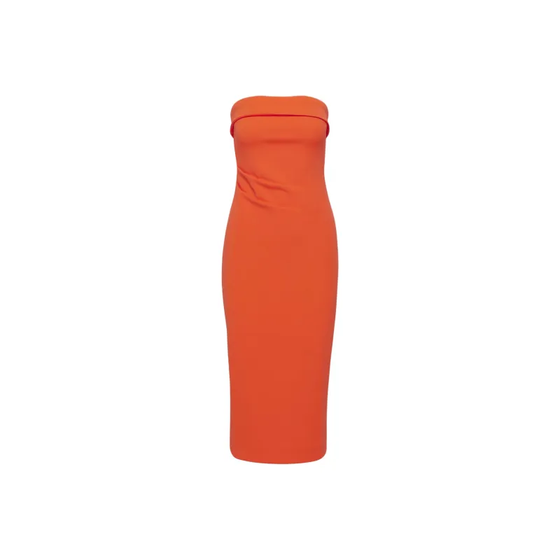 ARITZIA Babaton Eyecatcher Dress Sleeveless Dress Women's Hot Cheeky Red/Hot Blush Red Lips-0