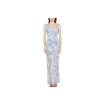 BEC+BRIDGE DANICA V NECK DRESS Slip Dress Women's CHAMBRAY ROSE/Chambray Rose
