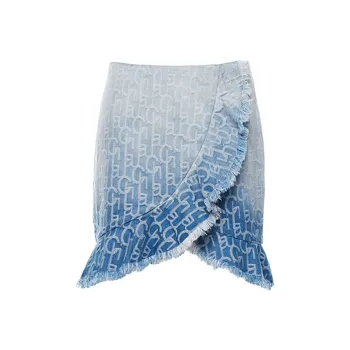 Laurence & Chico Cropped Skirt Light Blue