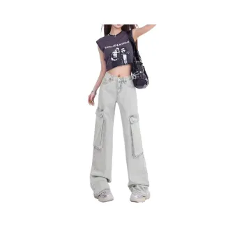 YINLEI Jeans Women's Light Blue