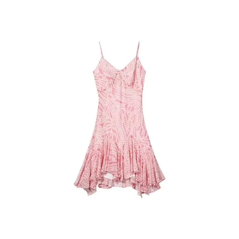 Zukizuki Slip Dresses Women's Pink-0