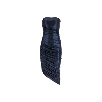 NORMA KAMALI Diana Lamé Midi Dress