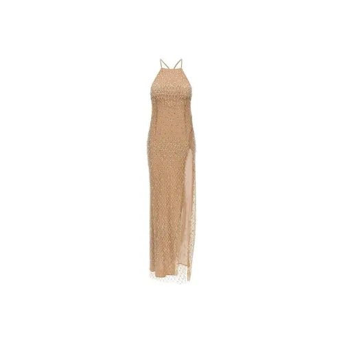 Elisabetta Franchi Embellished Red Carpet Dress