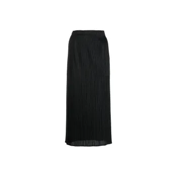 PLEATS PLEASE ISSEY MIYAKE Casual Long Skirts Women's Black