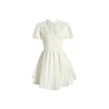 Incolore Short Sleeved Dress Women's White