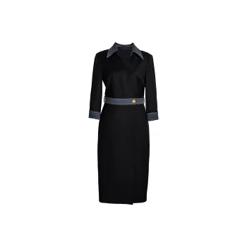 ROEYSHOUSE Long Sleeved Dresses Women's Black