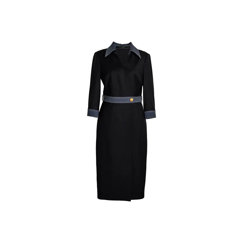 ROEYSHOUSE Long Sleeved Dresses Women's Black-0