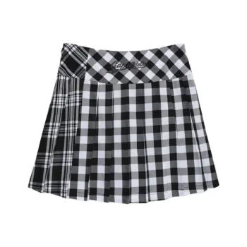 GAP Casual Short Skirts Women's Black White Plaid