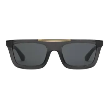 Burberry Bio Based Acetate Nylon Irregular Shape Sunglasses Men's Black