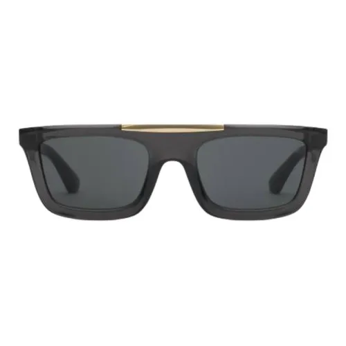 Burberry Bio Based Acetate Nylon Irregular Shape Sunglasses Men's Black
