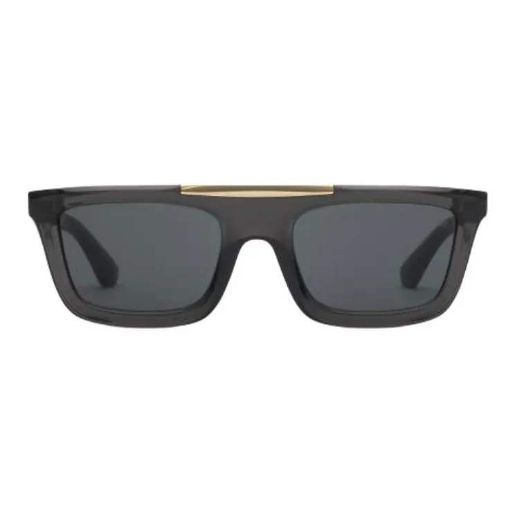 Burberry Bio Based Acetate Nylon Irregular Shape Sunglasses Men's Black-0