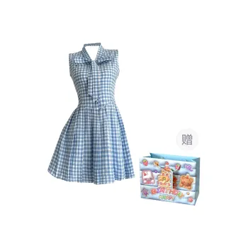 Gentle Welcome Sleeveless Dress Women's Blue