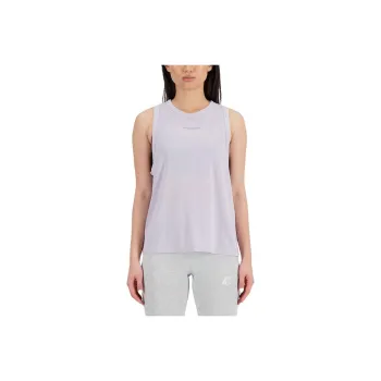 New Balance Achiever Tank With Dri-Release Sport Vests Women's Gray Purple
