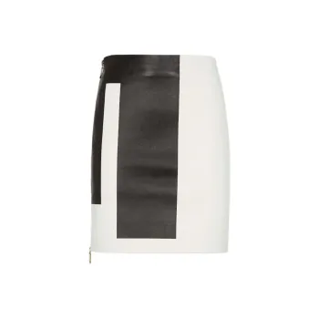 FENDI High Waist Panelled Mini Skirt