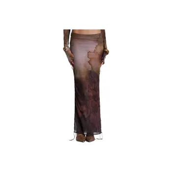 Jaded London Fatale Collection Casual Long Skirts Women's Multicolor