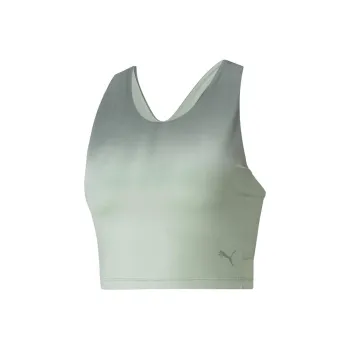 PUMA Sleeveless Sports Shirts Women's Green