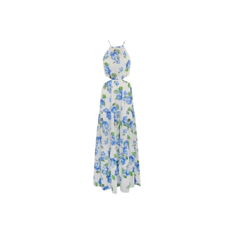 MC2 Saint Barth Kaby Cut Out Detailed Sleeveless Dress-0