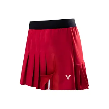 VICTOR Casual Short Skirts Women's Red