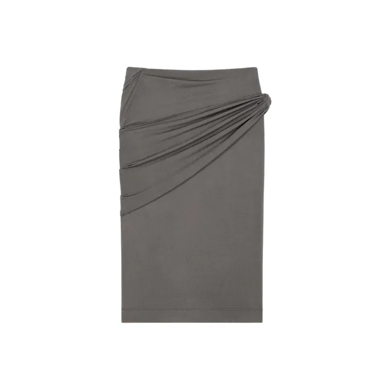 Givenchy Draped Detail Midi Skirt-0