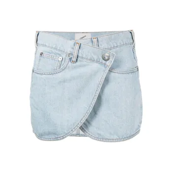 COPERNI Asymmetric Designed Denim Mini Skirt